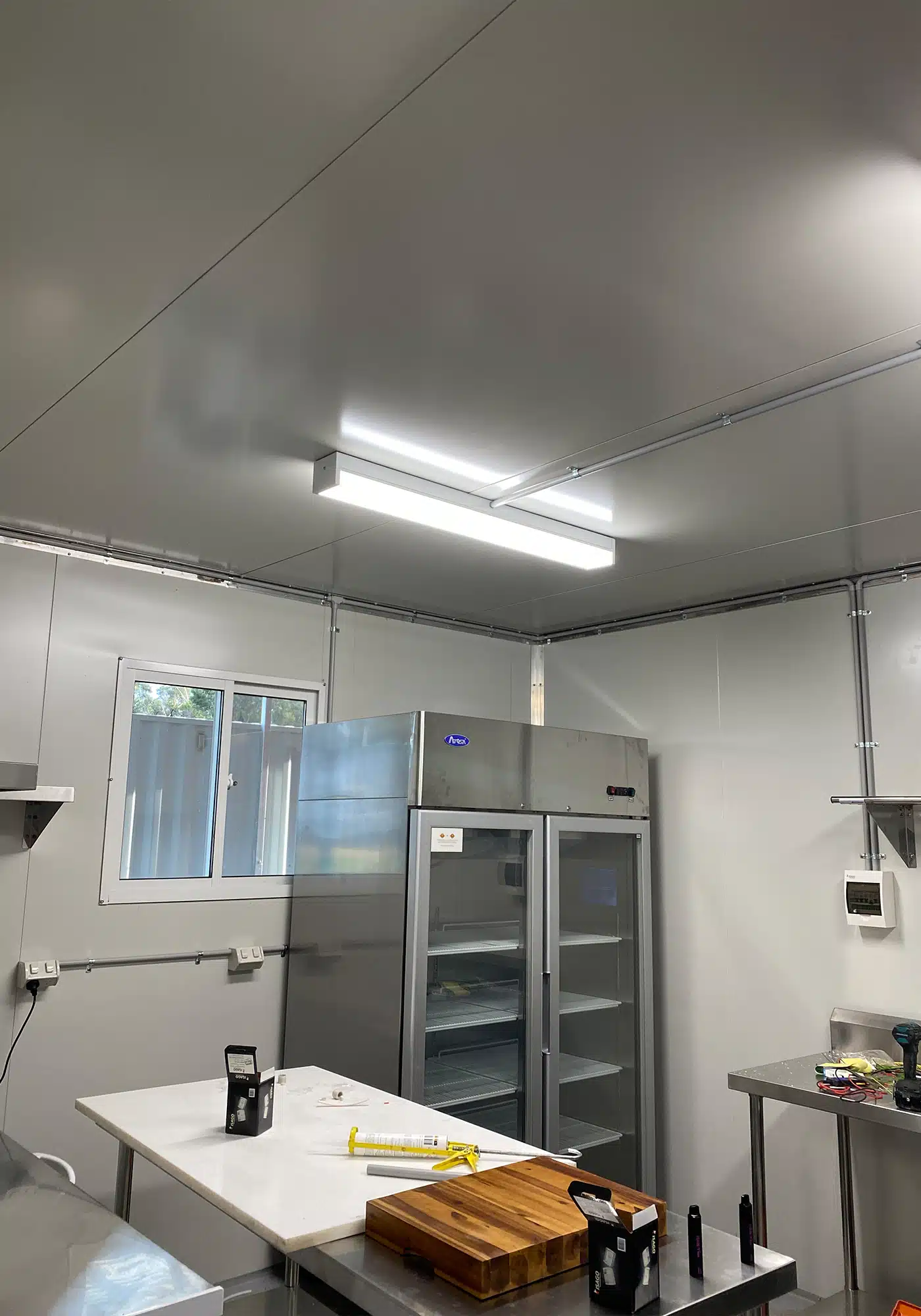 industrial kitchen electrical fit out