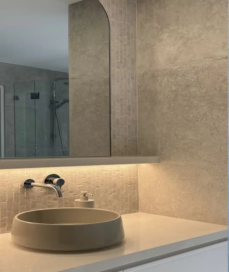 lane cover bathroom lighting installation